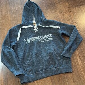 Lake Winnipesaukee  New Hampshire Men's Gray Hoodie, m